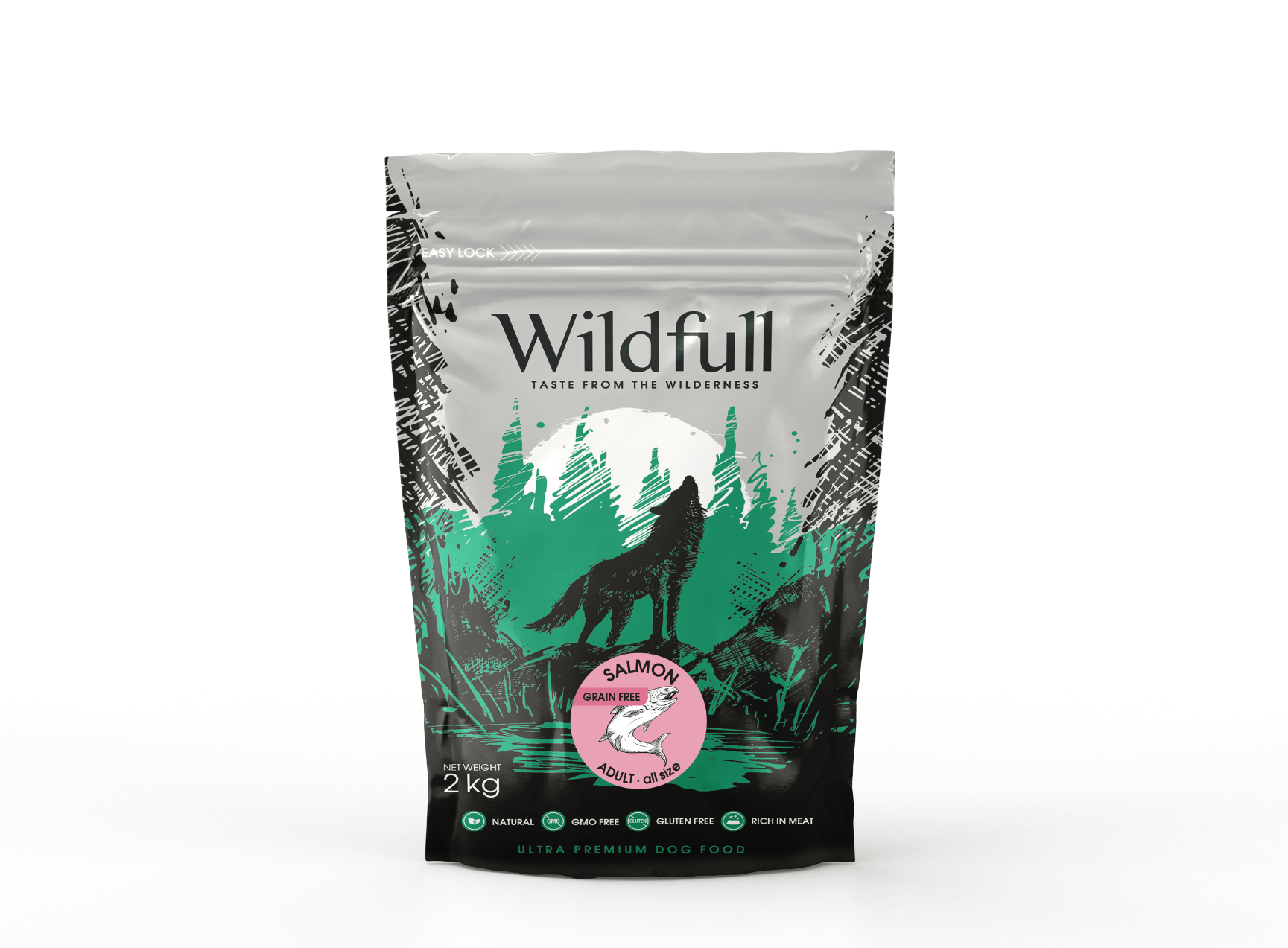 Wildfull Dog Salmon All Size - за кучета от всички породи, сьомга 2 кг
