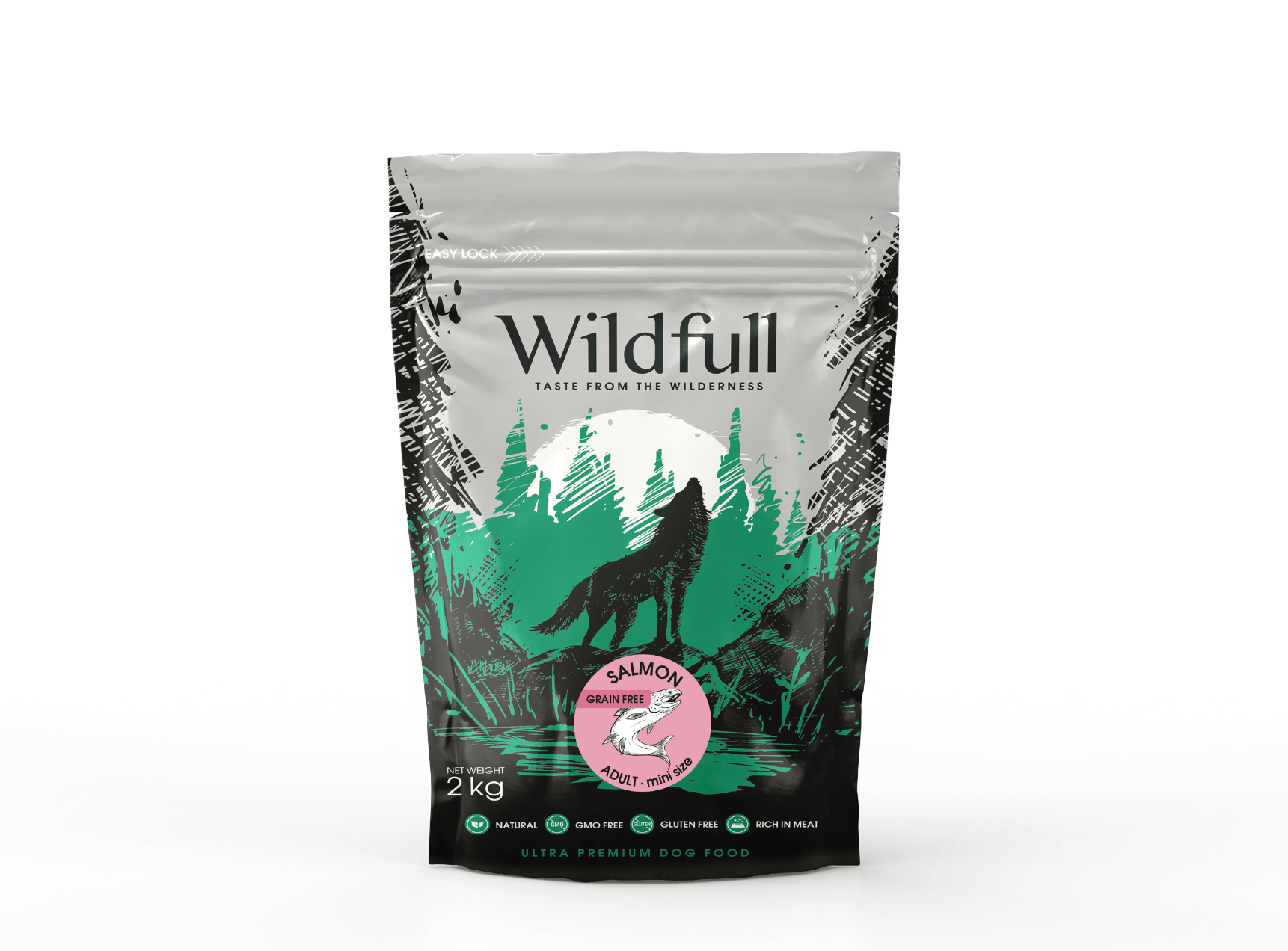 Wildfull Dog Salmon Mini Size - за кучета от мини породи, сьомга 2 кг