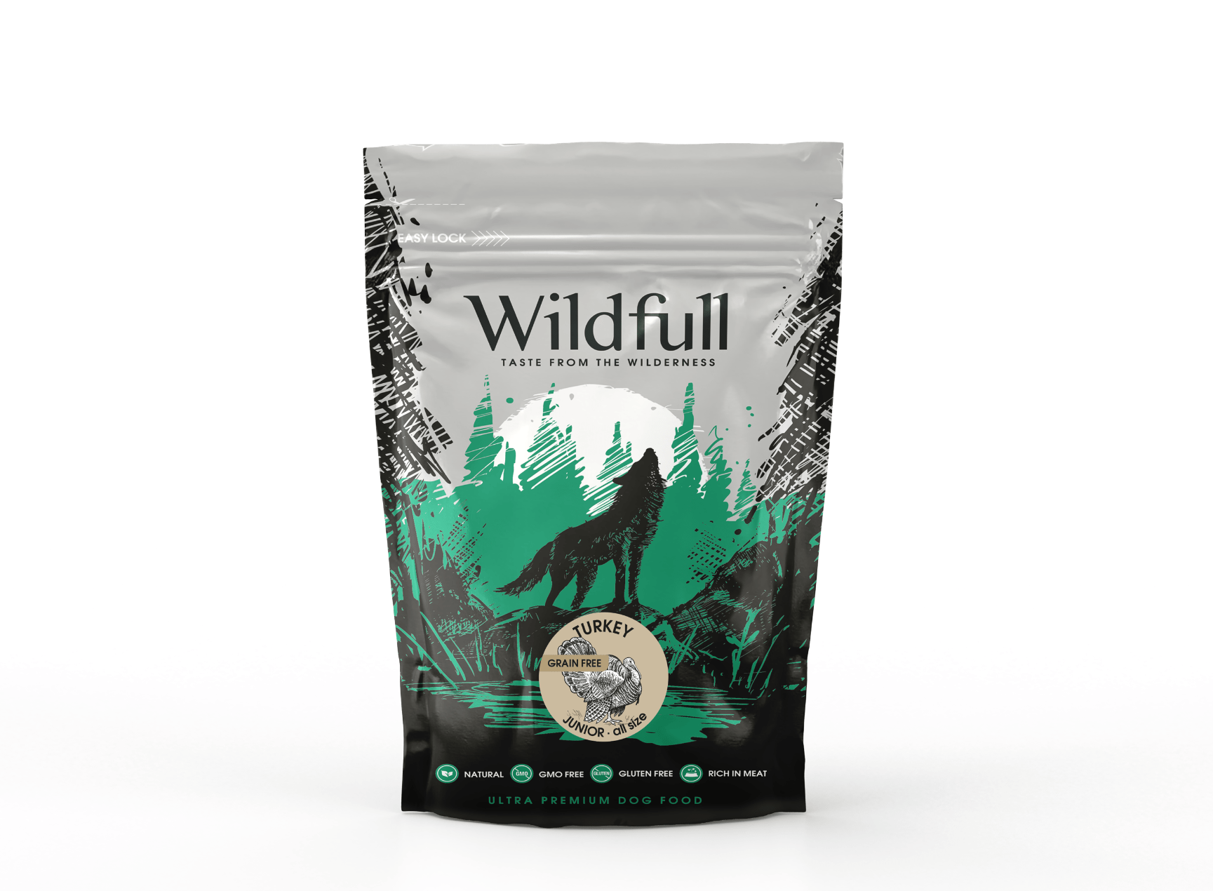 Wildfull Dog Turkey Junior All Size - за малки кученца, пуйка 700 г