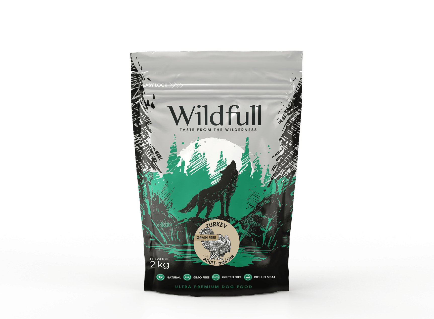 Wildfull Dog Turkey Mini Size - за кучета от мини породи, пуйка 2 кг