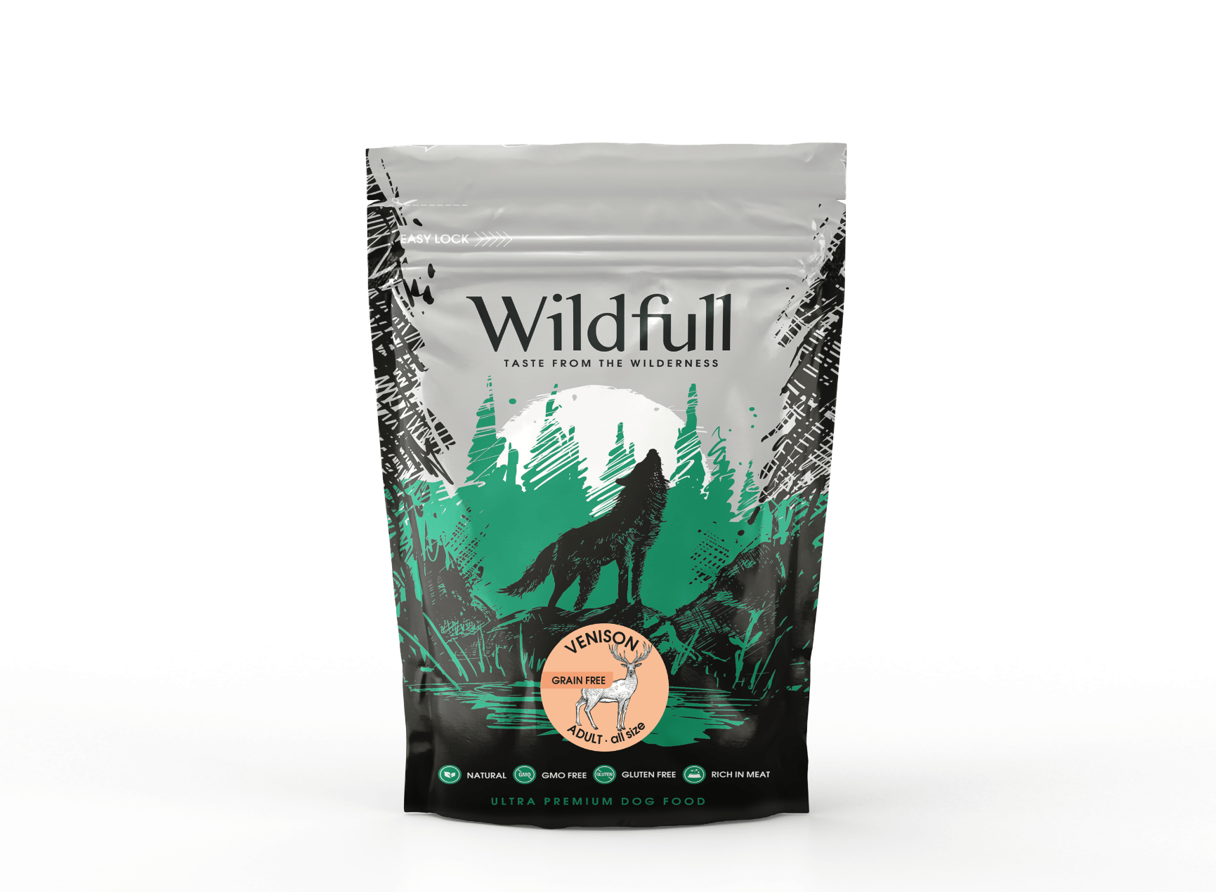 Wildfull Dog Venison All Size - за кучета от всички породи, еленско 700 гр
