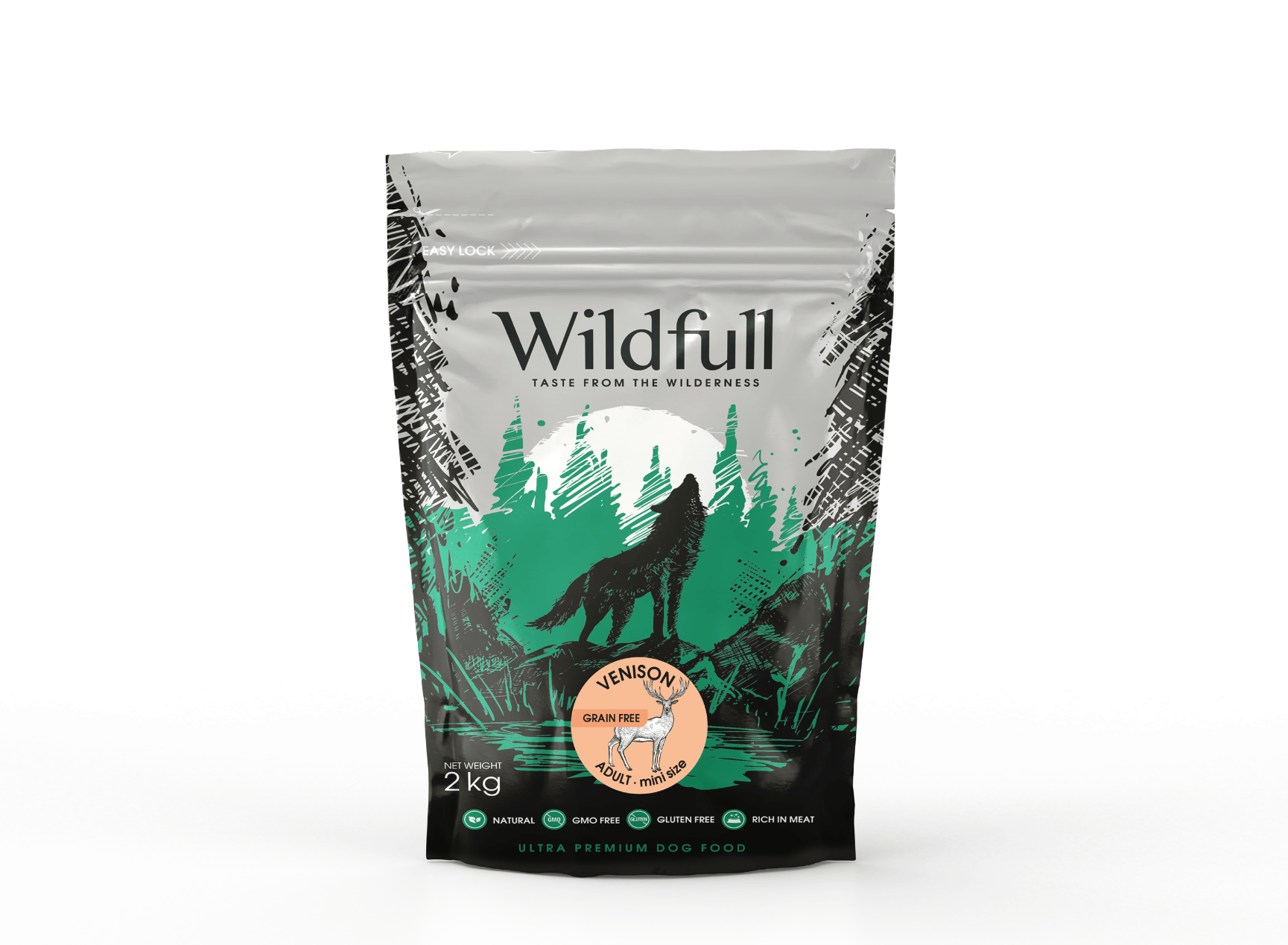 Wildfull Dog Venison Mini Size - за кучета от мини породи, еленско 2 кг