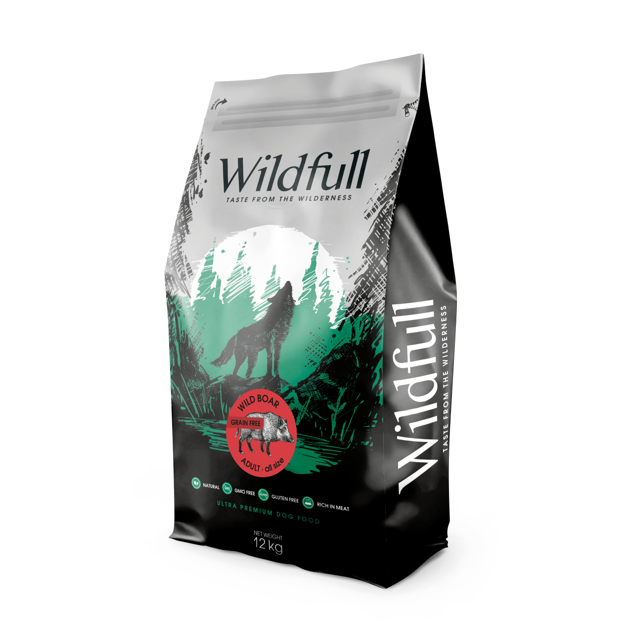 Wildfull Dog Wildboard All Size - за кучета от всички породи, див глиган 12 кг