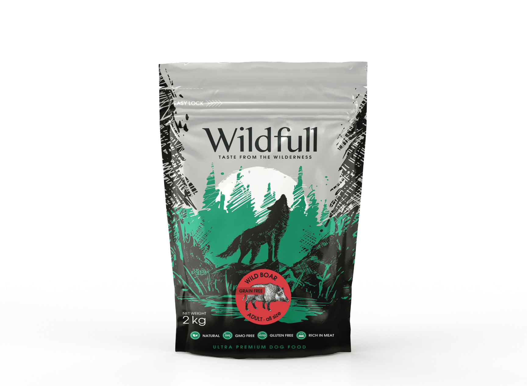 Wildfull Dog Wildboard All Size - за кучета от всички породи, див глиган 2 кг