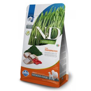 N&D DOG SPIRULINA HERRING ADULT MED/MAXI 7 KG