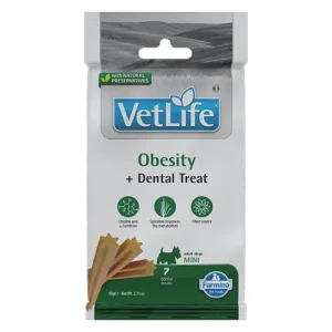 TREAT VET LIFE NAT DOG OBESITY ADULT MINI  60g - лакомство