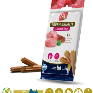 TREAT ND QUINOA DOG FRESH BREATHE ADULT MINI 60g - лакомство