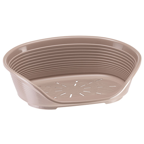 SIESTA DELUXE 6 BEIGE- ПЛАСТМ. ЛЕГЛО БЕЖОВО 70.5Х52Х23,5 С ДЮШЕК