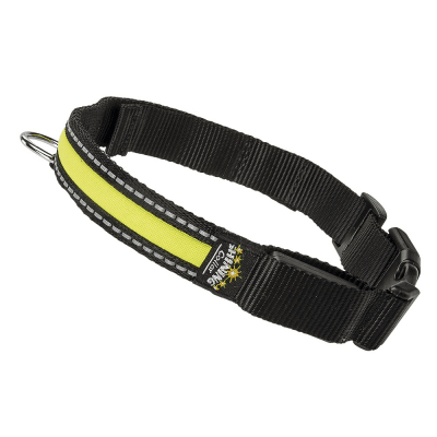 NIGHT LARGE COLLAR-СВЕТЛООТРАЗИТЕЛЕН СВЕТЕШ НАШИЙНИК L