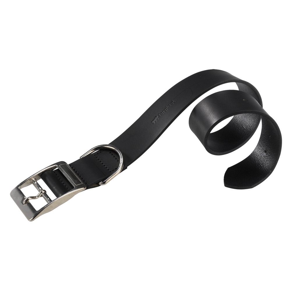 NATURAL C20/43 COLLAR BLACK-КОЖЕН НАШИЙНИК ЧЕРЕН