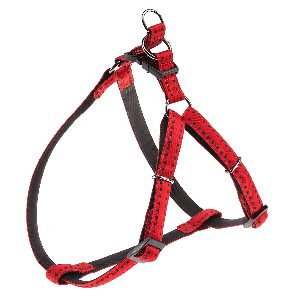 CRICKET P LARGE HARNESS RED
