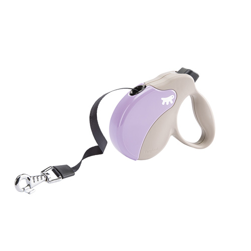 AMIGO MINI TAPE BEIGE-VIOLET- автом.повод ,лента 3м/мах12кг