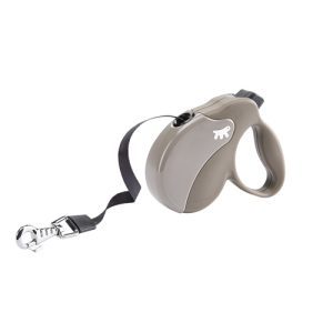 _       AMIGO M TAPE DOVE GREY - автом.повод,лента  5м/мах25кг