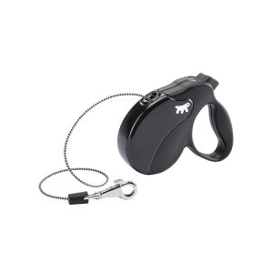 AMIGO L CORD.BLACK-BLACK  - автом.повод,въже  5м/мах50кг