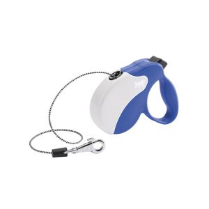 AMIGO L CORD.BLUE-WHITE  - автом.повод,въже  5м/мах50кг