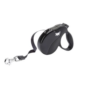 AMIGO L TAPE BLACK-BLACK- автом.повод,лента  5м/мах50кг