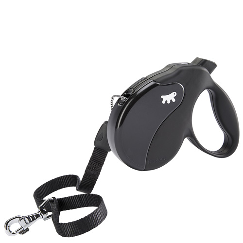AMIGO LONG CORD. BLACK - автом.повод,въже 7м/мах20кг