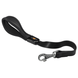 GIOTTO GM25/60 BLACK LEAD - ПОВОД ЕСТ. КОЖА КАФЯВ