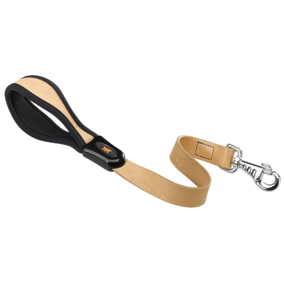 GIOTTO GM25/60 LEATHER LEAD - ПОВОД ЕСТ. КОЖА БЕЖОВ