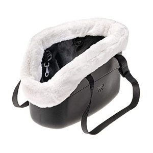 WITH-ME BAG WINTER BLACKE-чанта с мека  част 21,5х43,5х27h