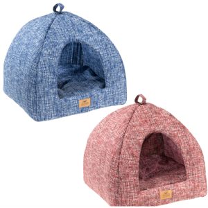TIPI LARGE COTTON -ГОЛ. КЪЩ. ОТ ПАМУЧ. ПЛАТ  MELAN-BLUE 44Х44Х38