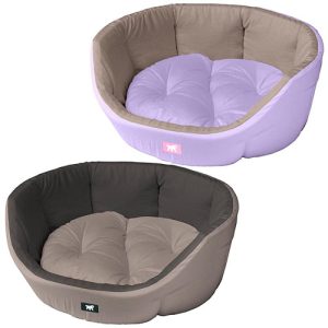 DIAMANTE 45/S -ПАМУЧНО ЛЕГЛО ЗА КУЧЕ МАЛКО, LILAC/DOVE 47х44х14
