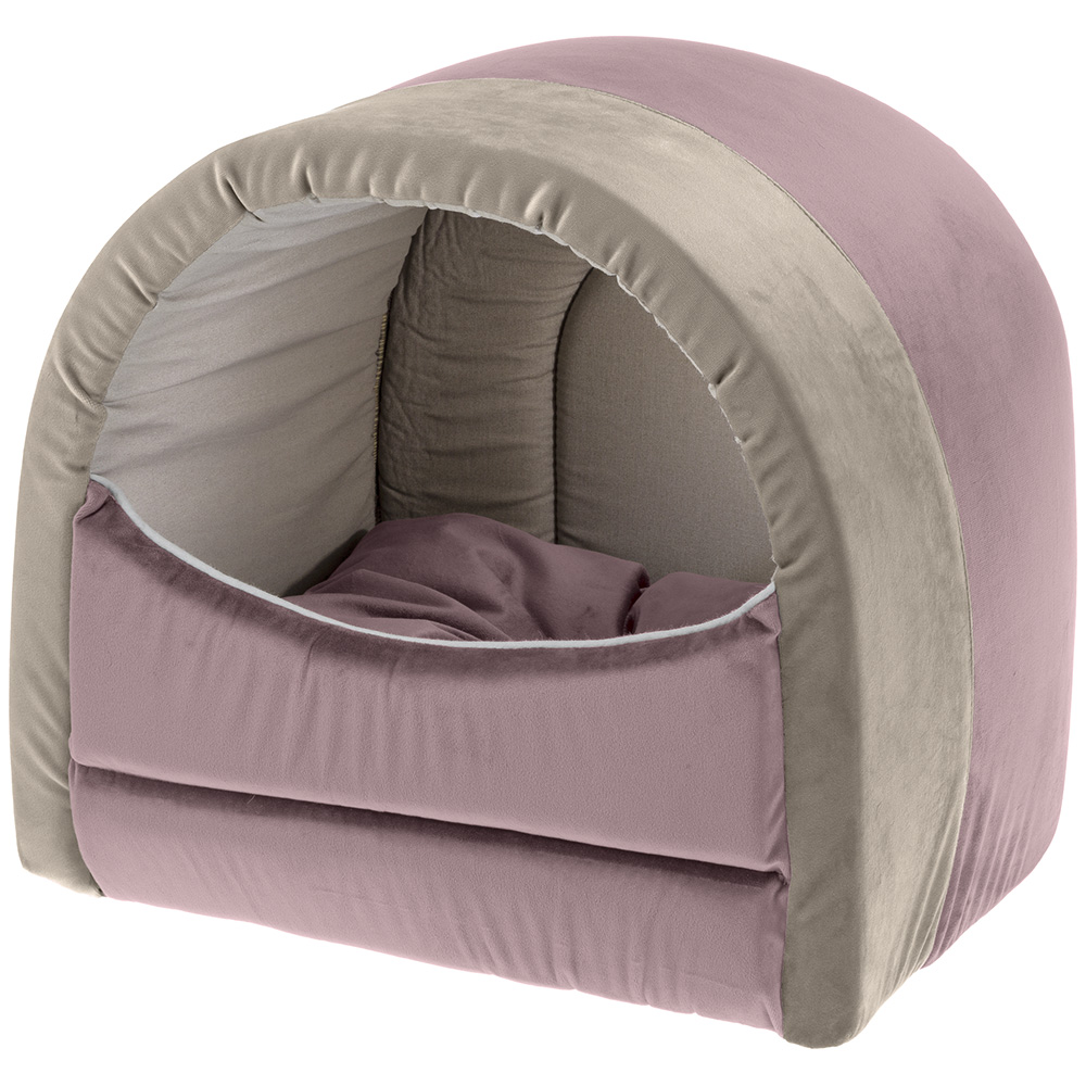 MAJESTY 20 BEDDING PURPLE-BEIGE - КЪЩИЧКА ЗА КУЧЕ И КОТЕ,РОЗОВО