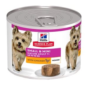 МУС SP Dog MATURE SMALL&MINI CHICKEN Mousse 200 g с ПИЛЕ