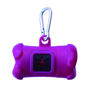 Dog Bag Dispenser Pink-Диспенсер за пликчета с карабина,розов