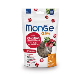 CAT CRUNCHY Sterilized 60g -  с патешко и червени боровинки