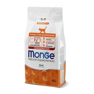 MONO CAT KITTEN DUCK 0.4 KG - с ПАТЕШКО за КОТКИ