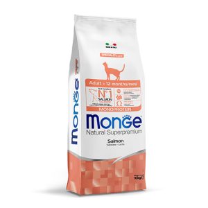 MONO CAT ADULT SALMON 10KG -Храна със съомга за котки
