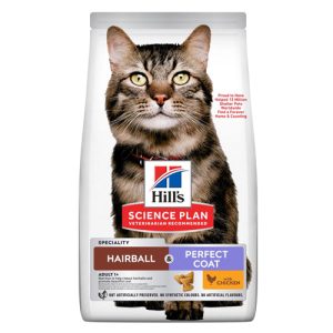 SP Cat HAIRBALL&PERFECT COAT 1.5 kg с пилешко КОТКА