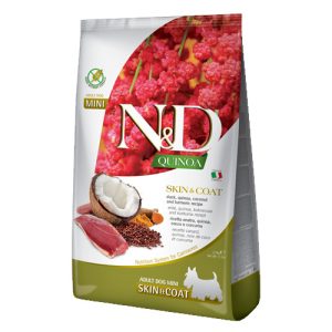 N&D DOG QUINOA SKIN & COAT ADULT MINI DUCK 800 GR