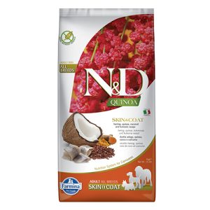 _ N&D DOG QUINOA SKIN&COAT ХЕРИНГА 7 KG