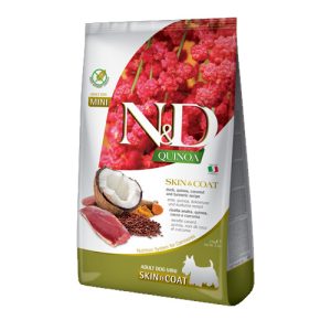 N&D DOG QUINOA Skin&Coat AD MINI 7 KG DUCK & COCONUT