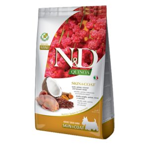 N&D DOG QUINOA Skin&Coat AD MINI 7 KG QUAIL & COCONUT