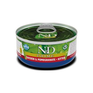 Консерва N&D CAT PRIME CHICKEN&POMEGR.KITTEN 70G