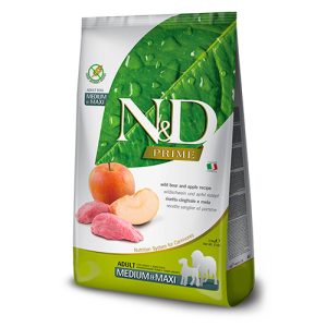 N&D PRIME DOG ADULT MEDIUM & MAXI 12KG WILD BOAR&APPLE