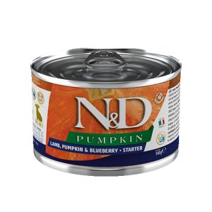 Консерва N&D DOG LAMB & PUMPKIN & BLUEBERRY STARTER MINI   140G