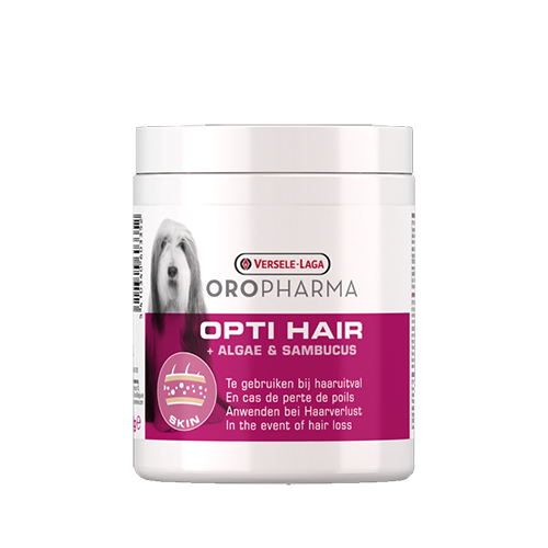 OROPH. Opti Hair DOG 130ML- добавка към храната за кучета за лъскава козина и здрава кожа и за периодите на смяна на козината