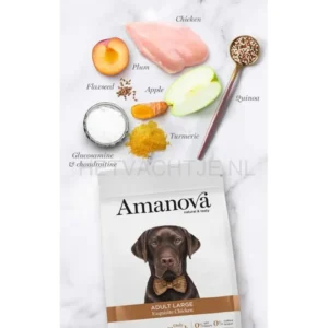amanova adult large exquisite chicken 12kg volwassen kip 717