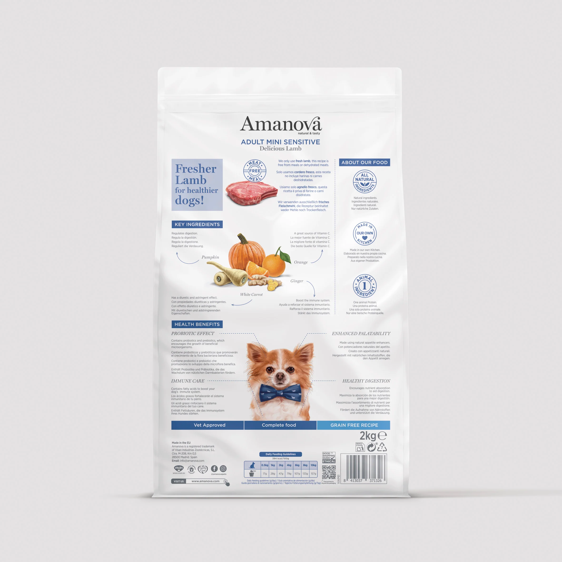 Amanova ADULT MINI SENSITIVE Delicious Lamb 2