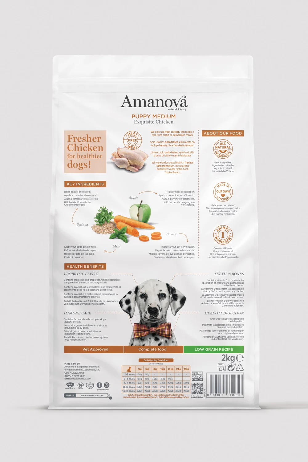 amanova exquisite puppy medium chicken 1