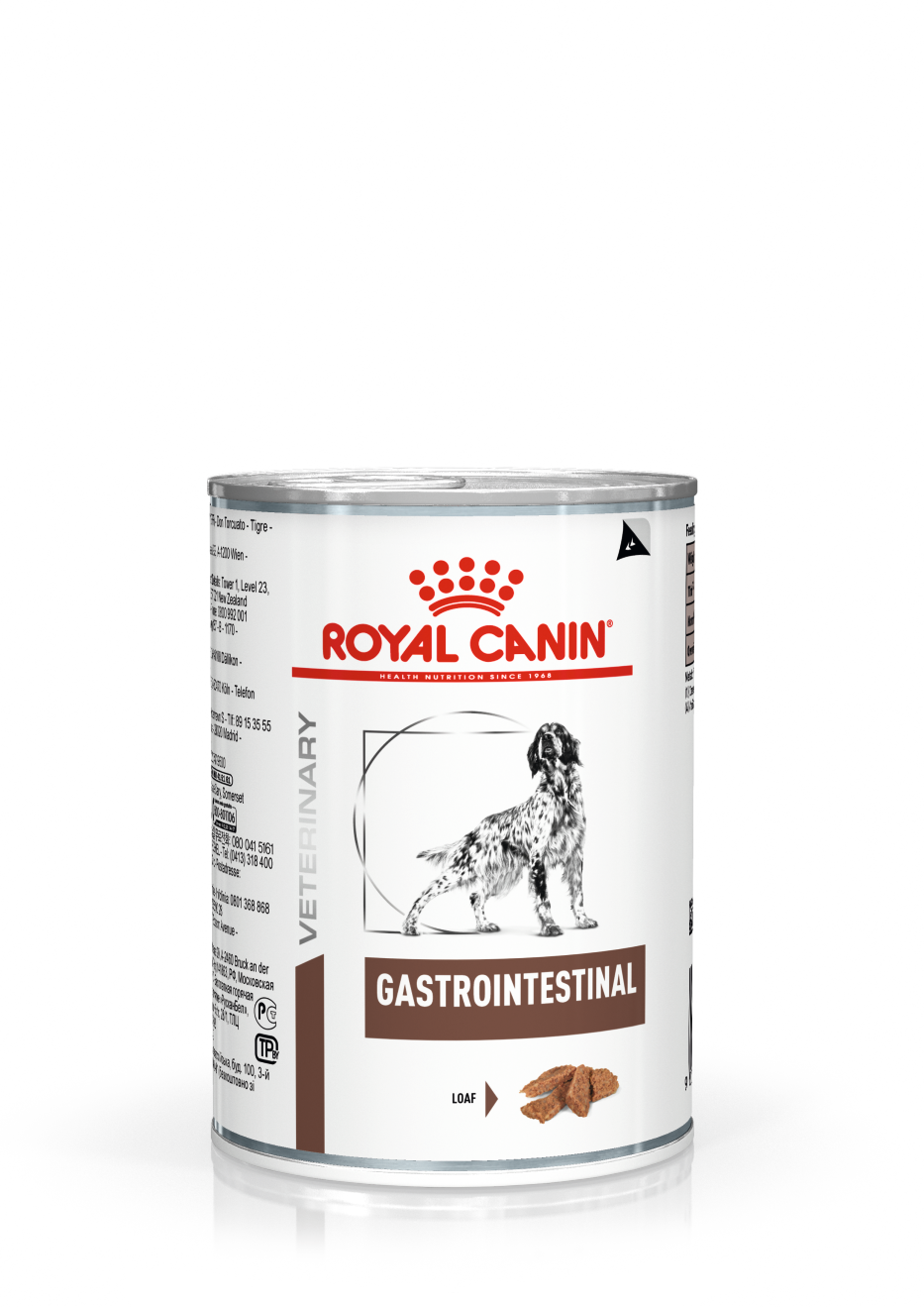 VHN GASTROINTESTINAL DOG LOAF CAN 400GR PACKSHOT